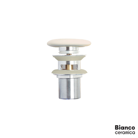 Βαλβίδα νιπτήρος clic-clac, BIANCO CERAMICA