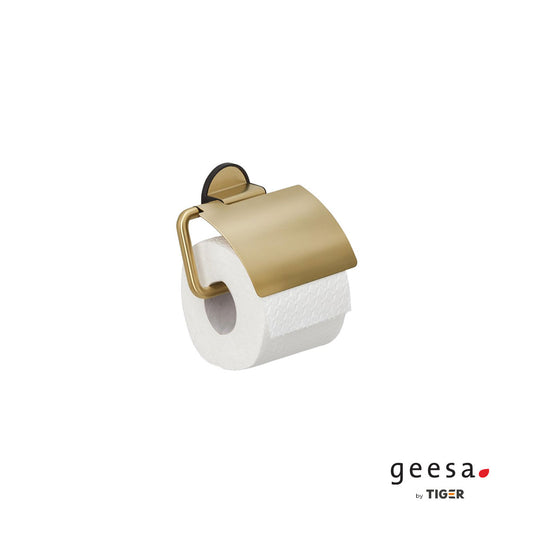 ΧΑΡΤΟΘΗΚΗ ΜΕ ΚΑΛΥΜΜΑ TUNE GEESA BRASS BRUSHED BLACK