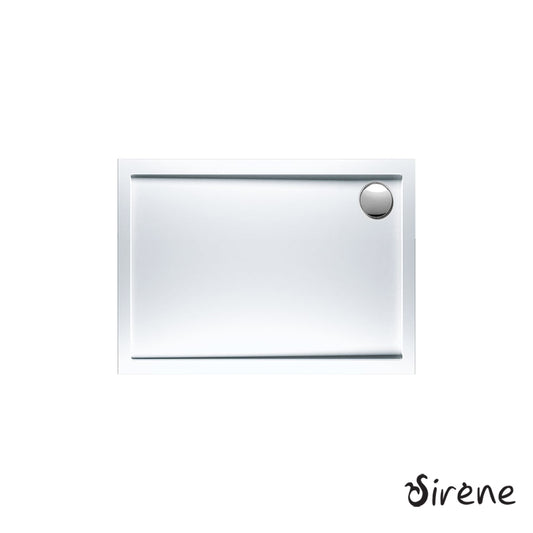 Ντουζιέρα παραλληλόγραμμη EXTRA FLAT 100x70 - Υψος 5 cm, SIRENE