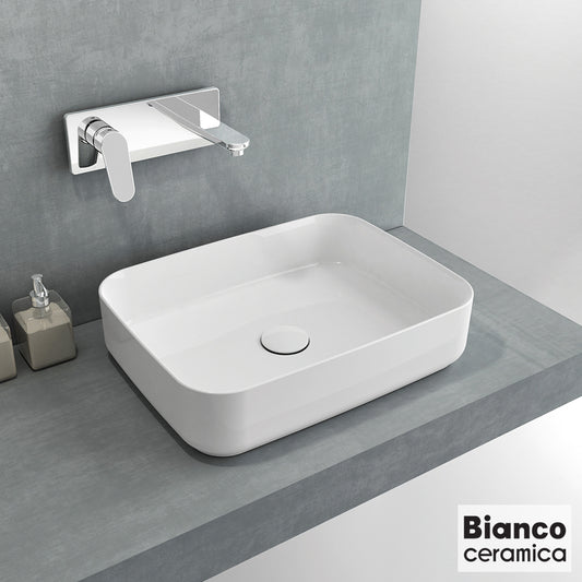 Νιπτήρας 50x36 επιτραπέζιος BIANCO CERAMICA