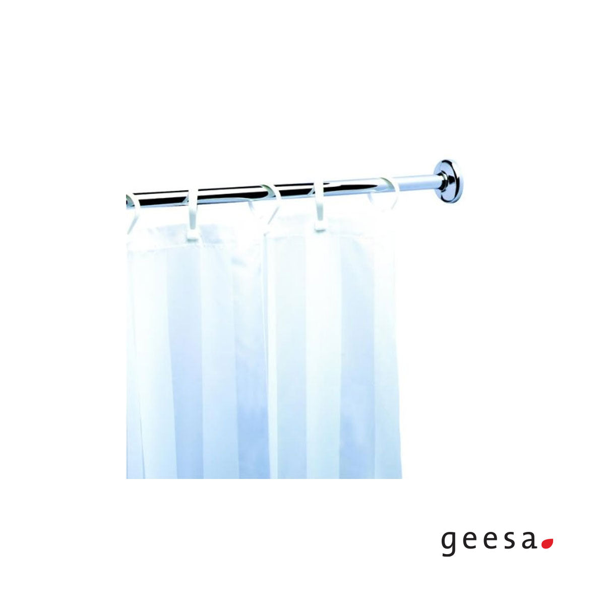 ΒΕΡΓΑ ΚΟΥΡΤΙΝΑΣ ΝΤΟΥΖΙΕΡΑΣ 90CM GEESA CHROME